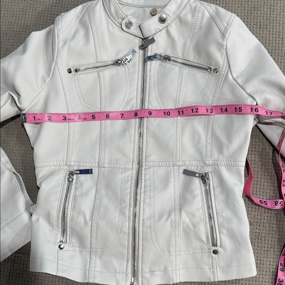 Girls fAux leather jacket, super cute, by JouJou. Size XL (18). Bundle & Save! - Picture 7 of 7